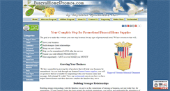 Desktop Screenshot of funeralhomepromos.com